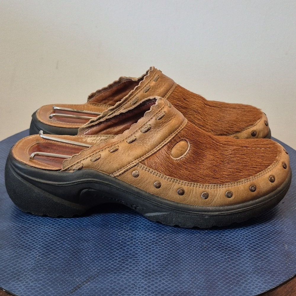 Romika Brown Moccasins Leather Slip-On Comfort (#1687) Vintage Calfhide Sz.7 - Picture 8 of 16